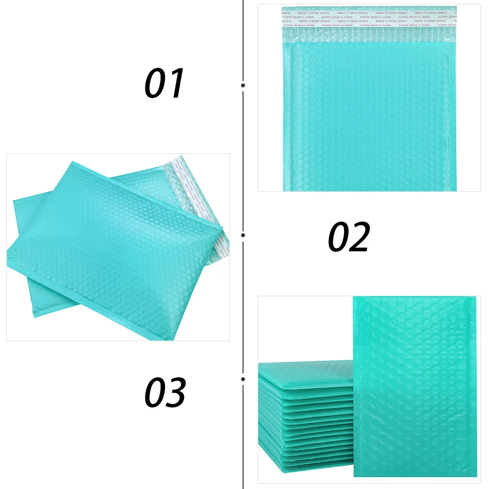 25Pcs Bubble Packing Mailers Padded Envelopes Waterproof Mail Bags with Self-Sealing Adhesive for Shipping Bubble Mailers