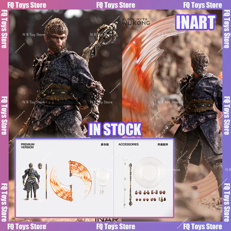 

В наличии INART Black Myth Wukong The Destined One in The Bronze Armor Set 1/12 Экшн-модель Коллекционная фигурка игрушки