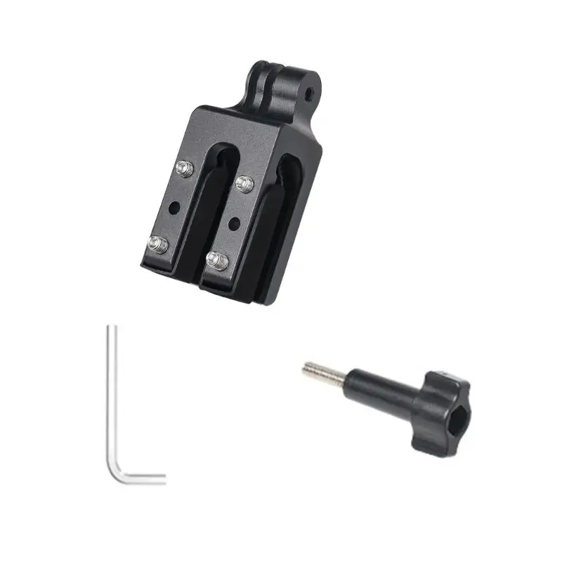 R53C Motorrad-Windschutzscheibenhalterung für Action-Kamera, 360 verstellbarer Aluminium-Clip – Detail 5