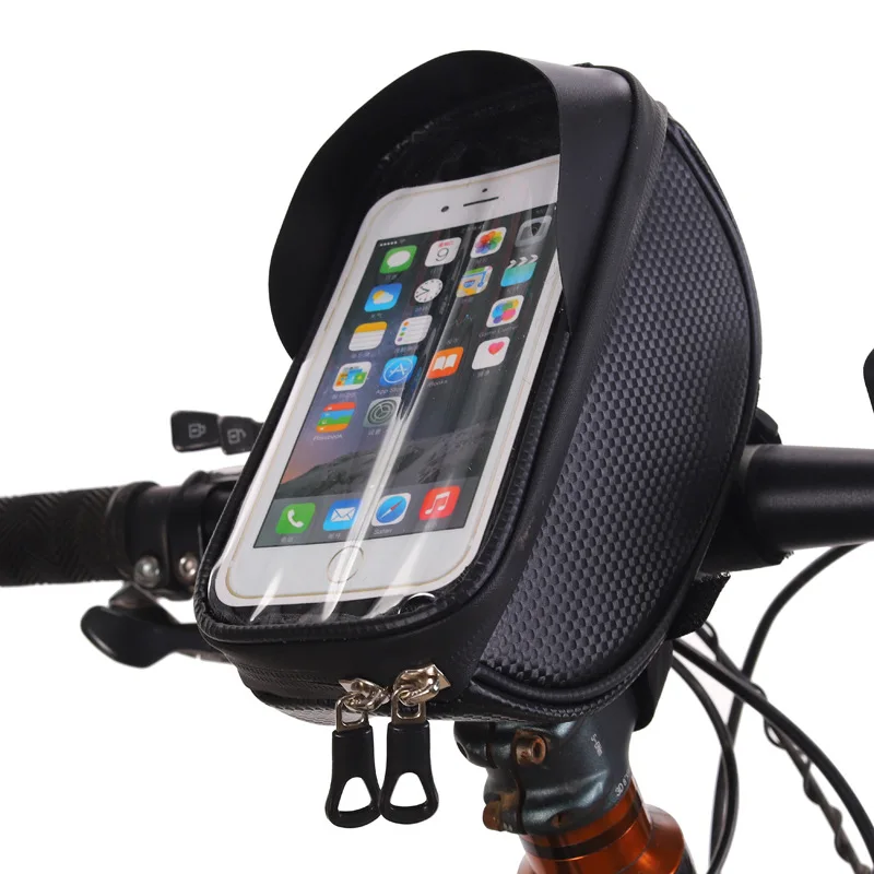 

Bicycle Touch Screen Large Capacity Front Bag Mobile Phone Rainproof Navigation Bag on The Tube Charter Front Car First Bag