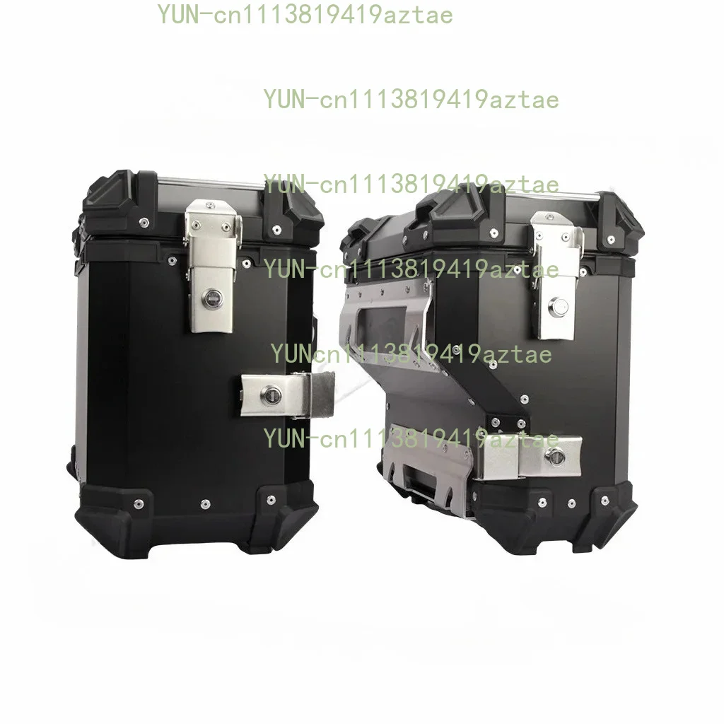 For Cfmoto 450mt 800mt Accessories Aluminum Side Panniers Motorcycle Side Box Saddlebags for  Moto Luggage Storage Saddle Bag