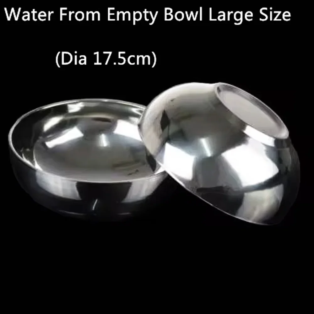 Water From Above Bowls (Dia 17.5*H7.4cm) Jumbo Size Magic Trick Mentalism Stage Classic Magician Illusions Magie Magia Props