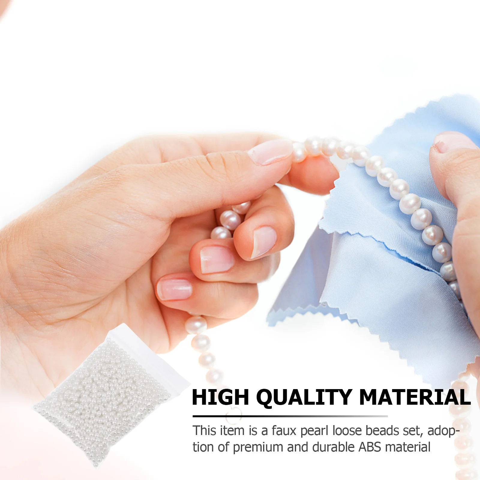 1Set Simulation Perle Lose Perlen DIY Schmuck Machen Spacer Perlen für Handgemachte Armbänder Halsketten Ohrringe Hochzeit Kleid