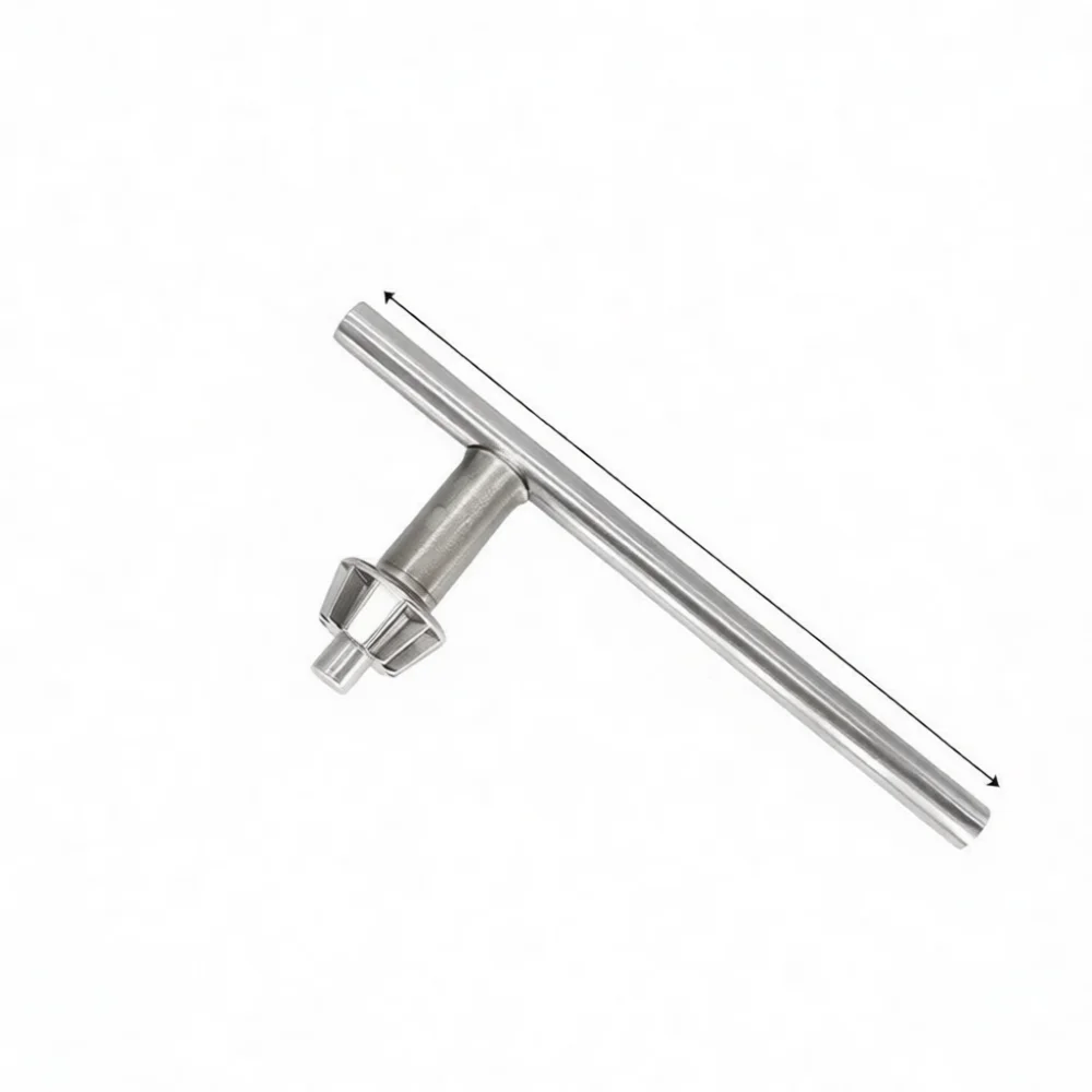 Hardened Carbon Steel Drill Chuck Key Industrial Drill Bit Tightening Accessory For Electric Drills And Impact Hammers