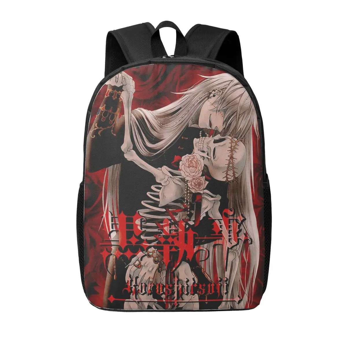 

Undertaker Black Butler Woman Backpacks Boys Girls Bookbag Fashion Children School Bags Portability Travel Rucksack Shoulder Bag