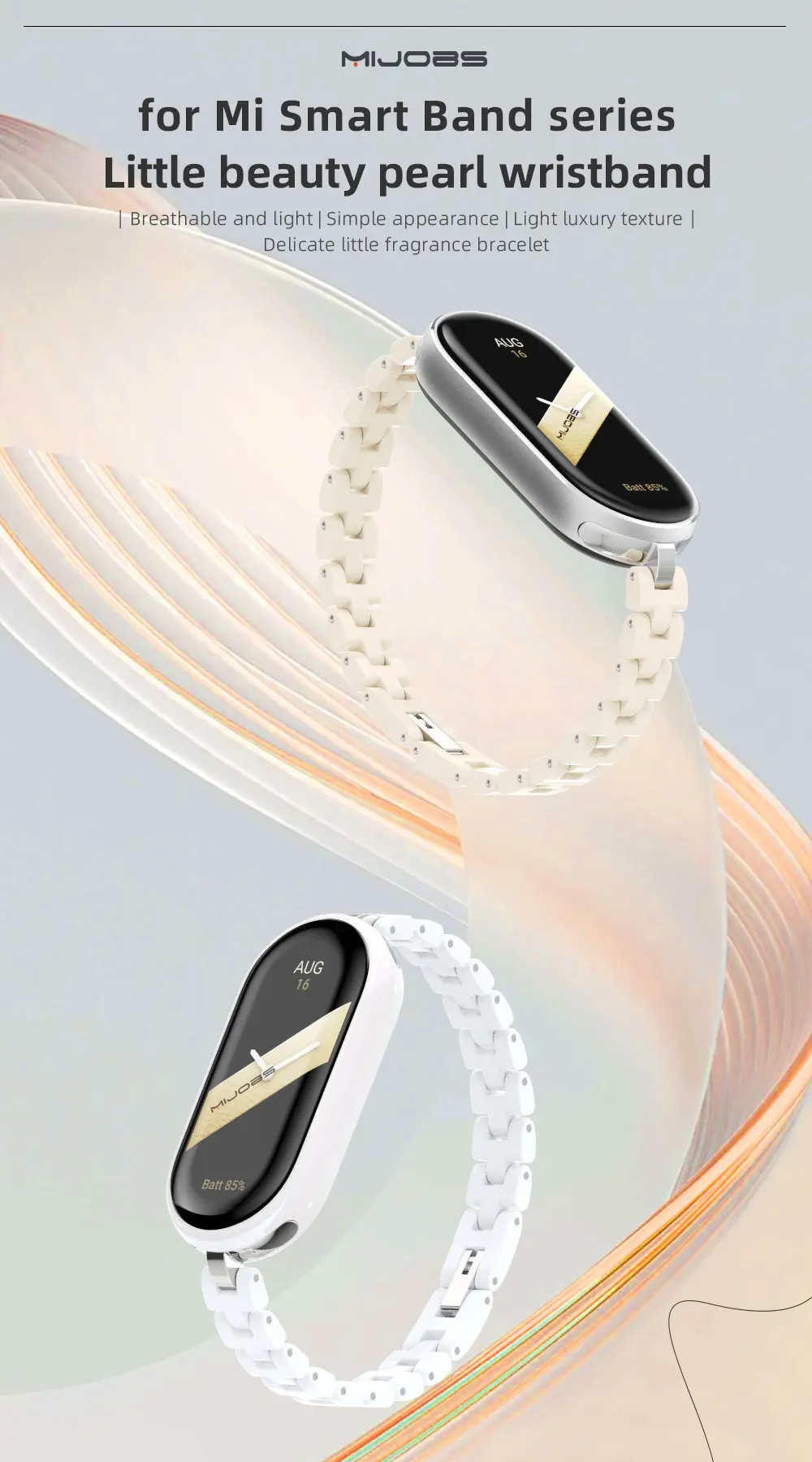 Damenarmband für Mi Band 11 10 9 8 7 6 5 Armband für Xiaomi Smart Band 10 Armband für Mi Band 9 Handgelenkband für Mi Band 8 Correa – Detail 16