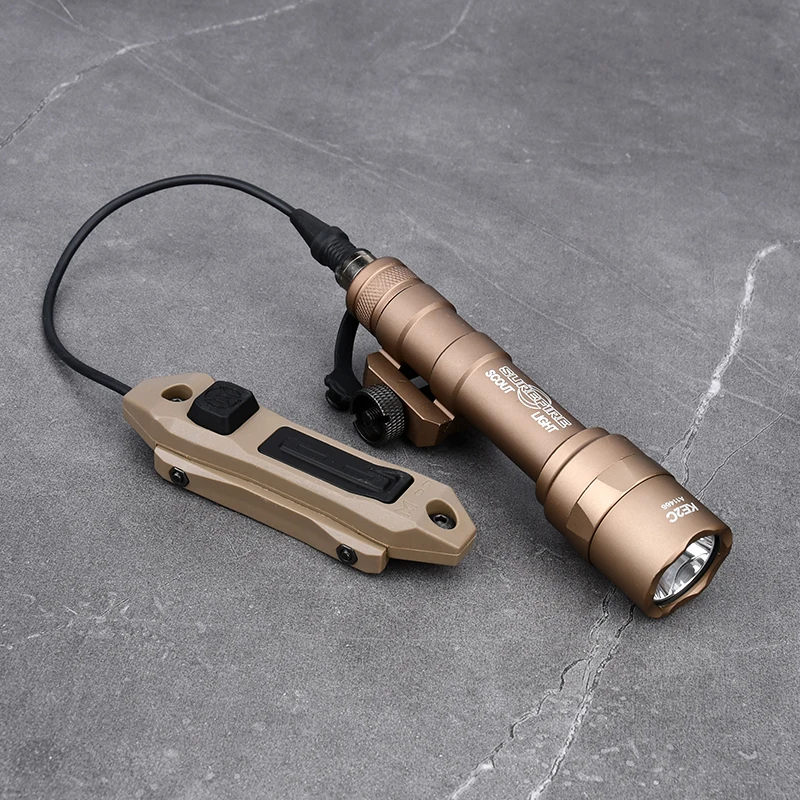 WADSN M300/M600 – Linterna táctica LED para rifle de caza - imagen 5