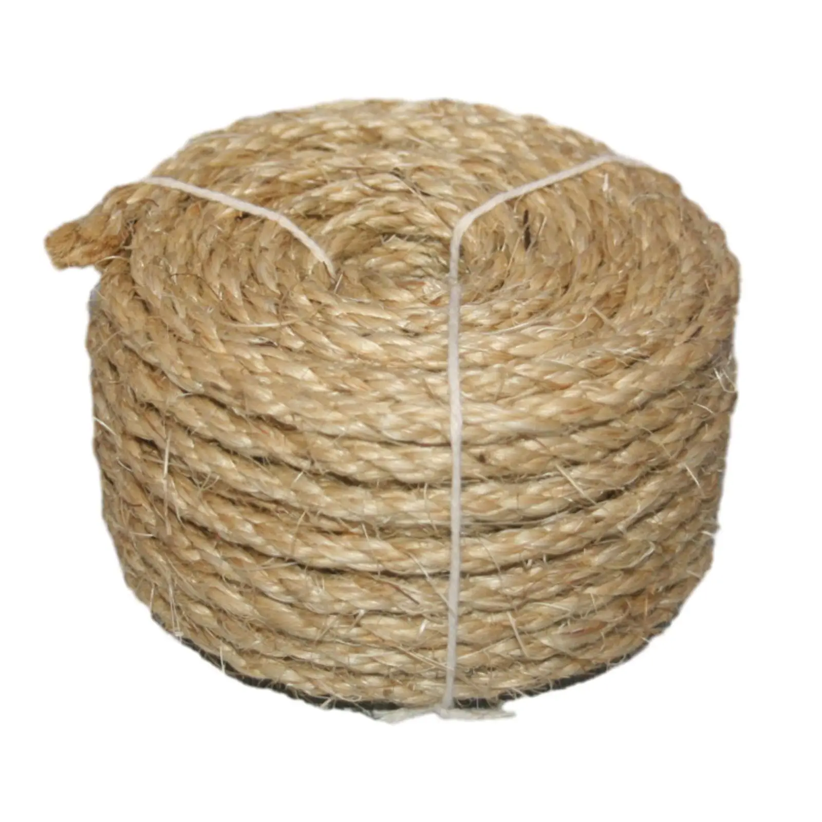 Corda de sisal torcida durável para gato, arranhando posts, escalada Frame, arranhando posts, DIY arte, corda para jardinagem, 6mm x 20m