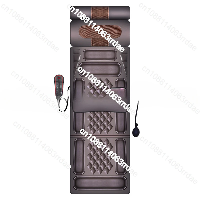 Electric Massage Mattress Air Pad Infrared Roller Electric Full Body Airbag Vibration Stretching Pressure Massage Mat