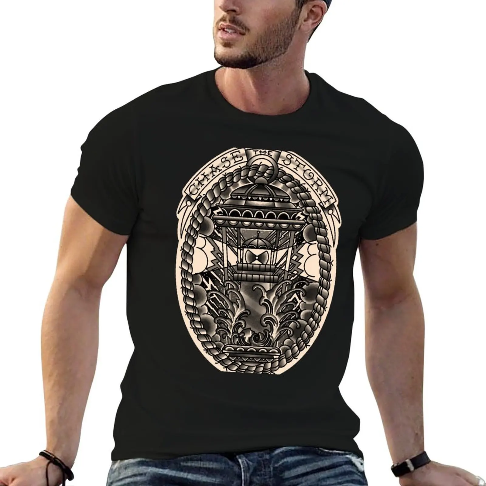 

Chase the Storm T-Shirt t shirts cotton 100% anime t shirts oversize t shirts for man graphic tees T-shirt