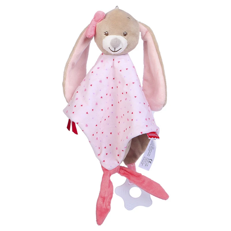 Jouets en peluche doux pour bébé, serviette en peluche Security ase, jouets de couchage pour bébés, hochets, animaux, couette, 0 à 12 mois