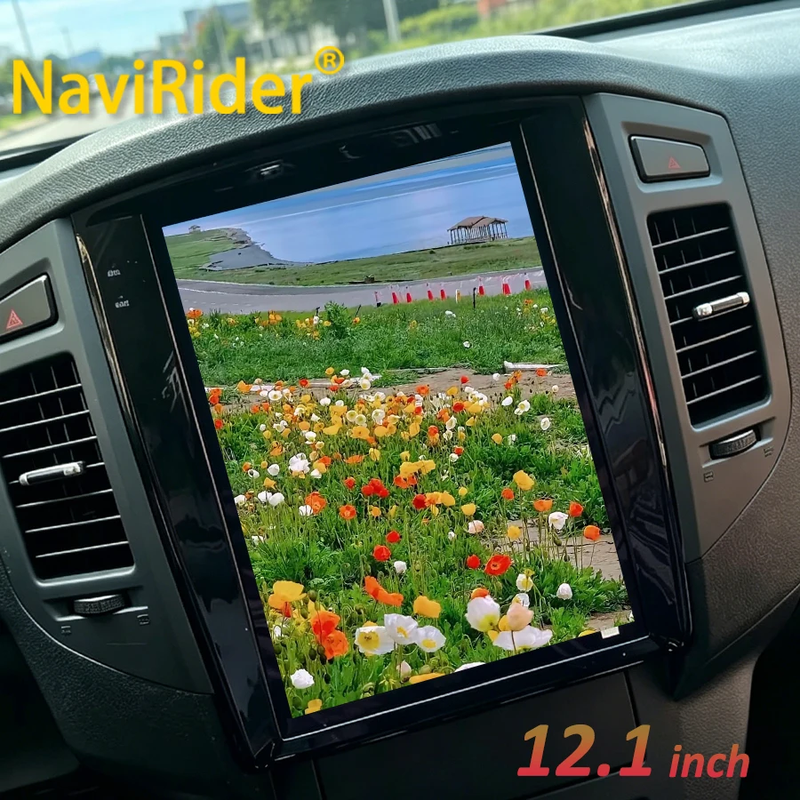 

12.1inch Carplay Vertical Screen For Mitsubishi Pajero Sport V97 V93 Rockford Android Car Radio WIFI GPS Multimedia Video Player