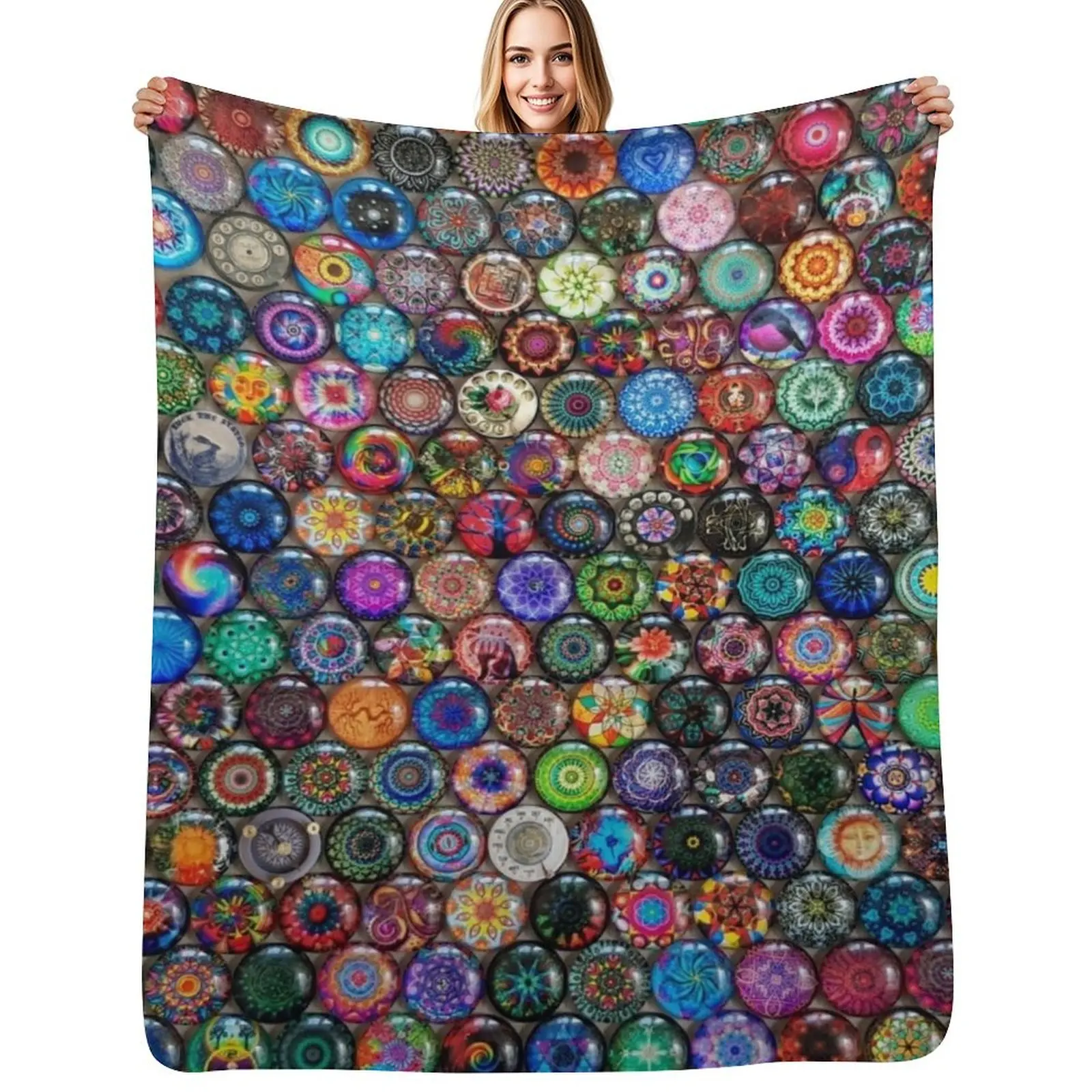 

My Little Paperweights Plus Throw Blanket Cozy Napping Blanket Gift for Mom Dad