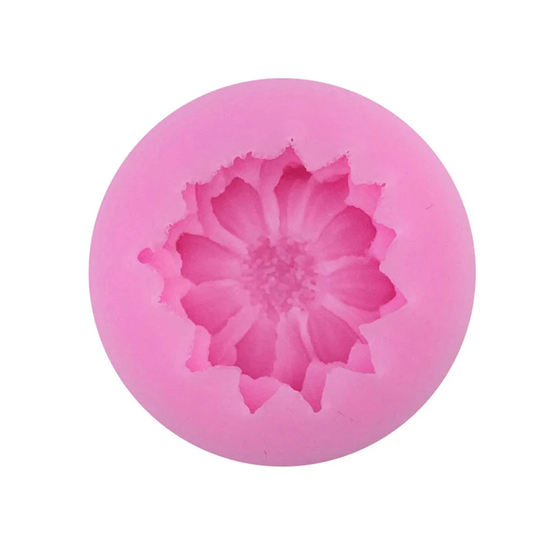 1Pc Daisy Flower Shape Silicone Mold DIY Pastry Cupcake Chocolate Soap Bakeware Mould Fondant Cake Sugar Art Decoration Tools