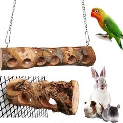 Pet Hamster Toy Natural Apple Tree Branch Teeth Grinding Playing Standing Cage Toy Rabbit Chinchilla Small Animal Supplies New