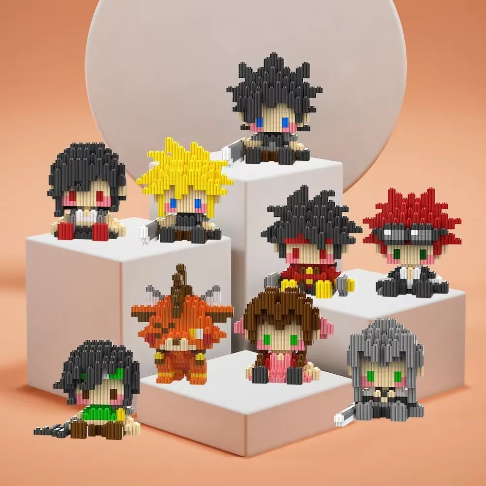 JX TOY-décennie s de construction miniatures, figurines de dessin animé, jouets d'épissure, statue de Sephiroth, Tanza, poupées de bureau ahiith