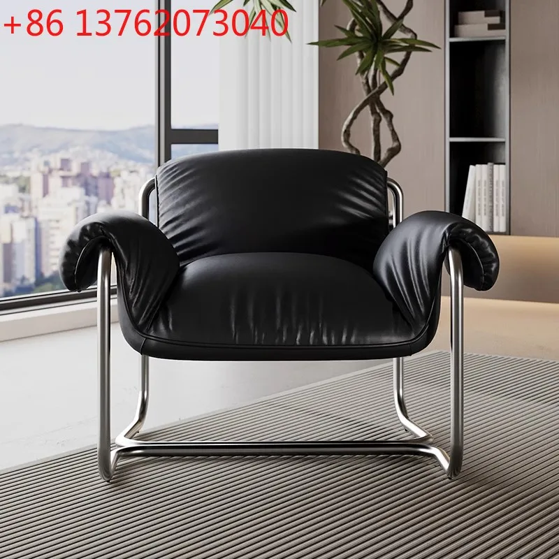 

Italian modern light luxury single chair sofa chair home living room designer leisure chair