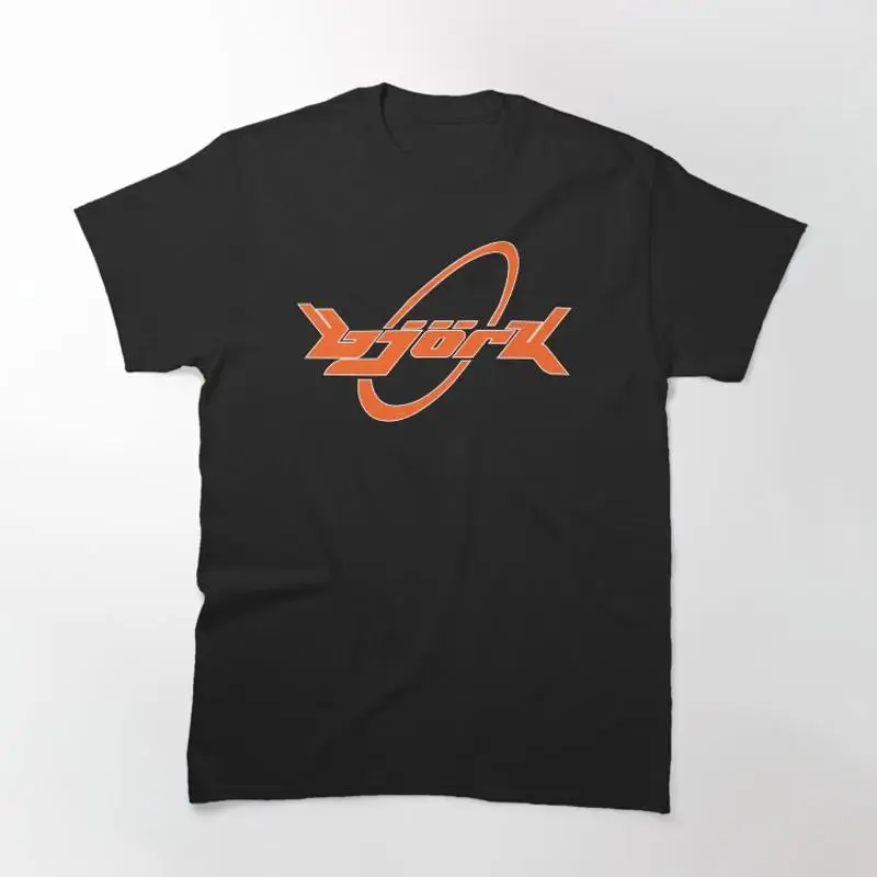 Bjork Debut Vintage Circle Logo Orange Classic T-Shirt