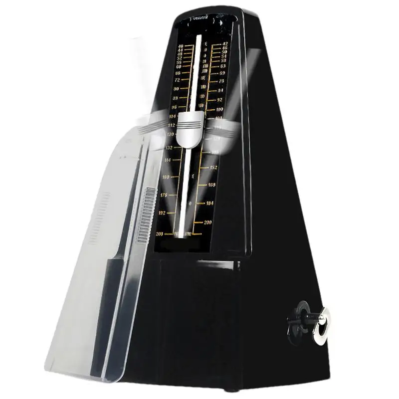 

Mechanical Metronome Tower-Shaped High Precision Piano Metronome Track Beat Loud Sound Solid Music Metronome Tuner for Violin