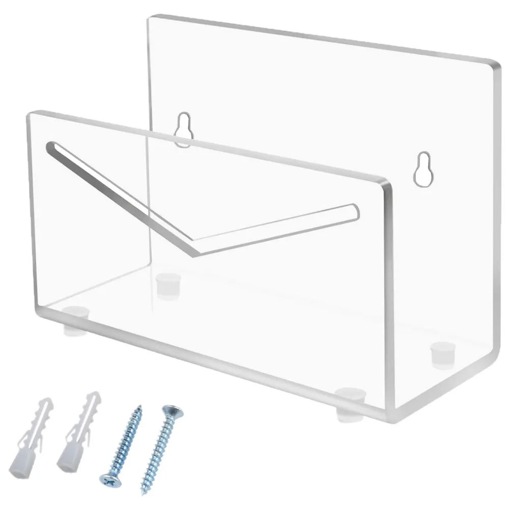 

Набор из 1 акрилового органайзера для почты: прозрачный настольный держатель, прочный сортировщик писем, подставка для хранения конвертов на рабочем столе