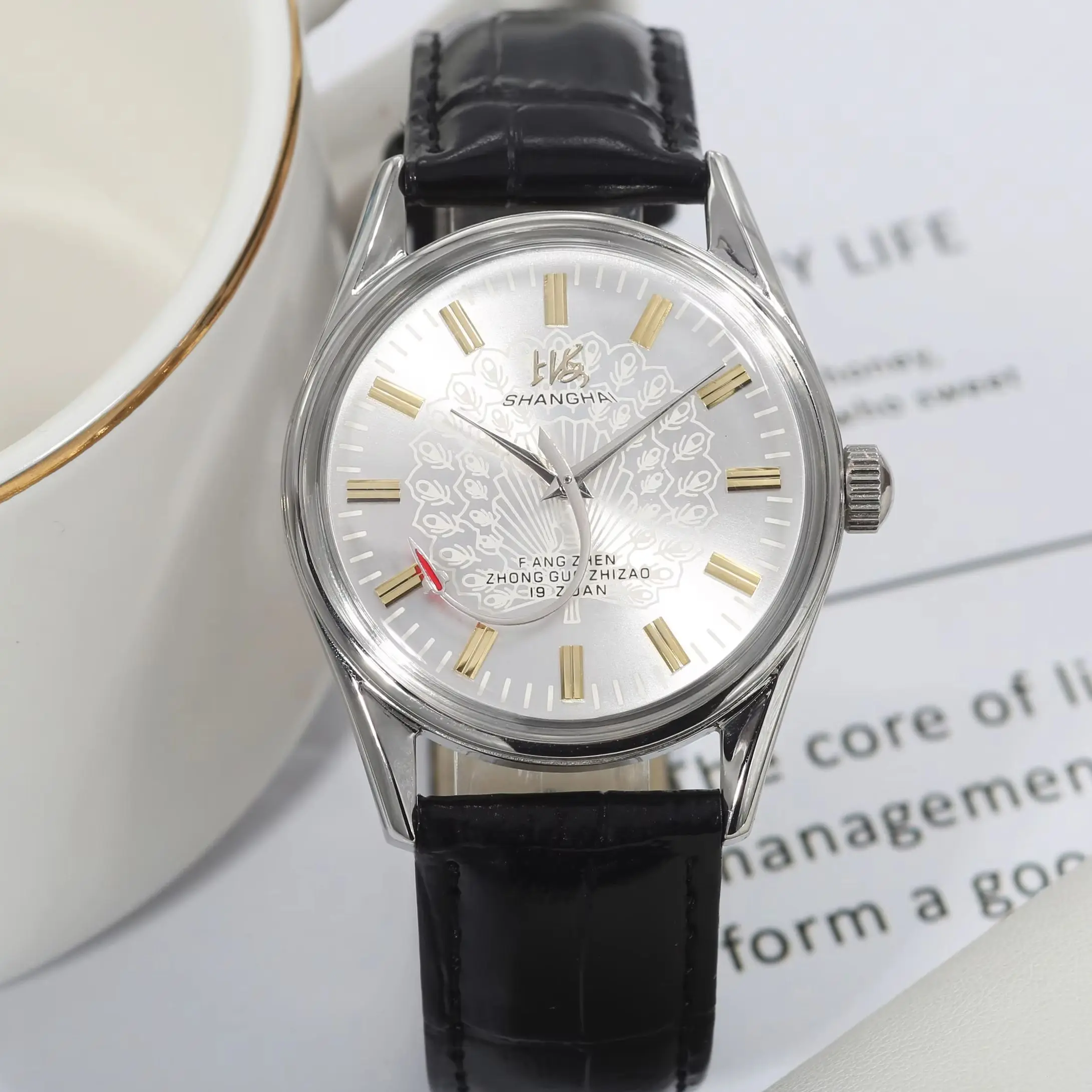 

Shanghai 38MM Hand-Wind Mechanical Watch 7120 Waterproof China Watch for Men Wholesale