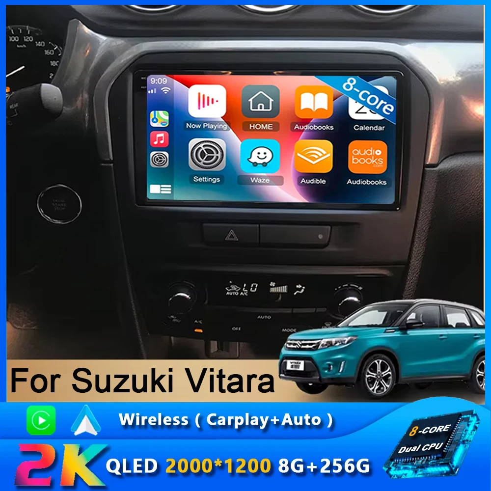 

DSP 8 Core Android 14 Multimedia DVD Player For Suzuki Vitara 2017 2018 2019 2020 Autoradio GPS Navigation Car Radio Stereo