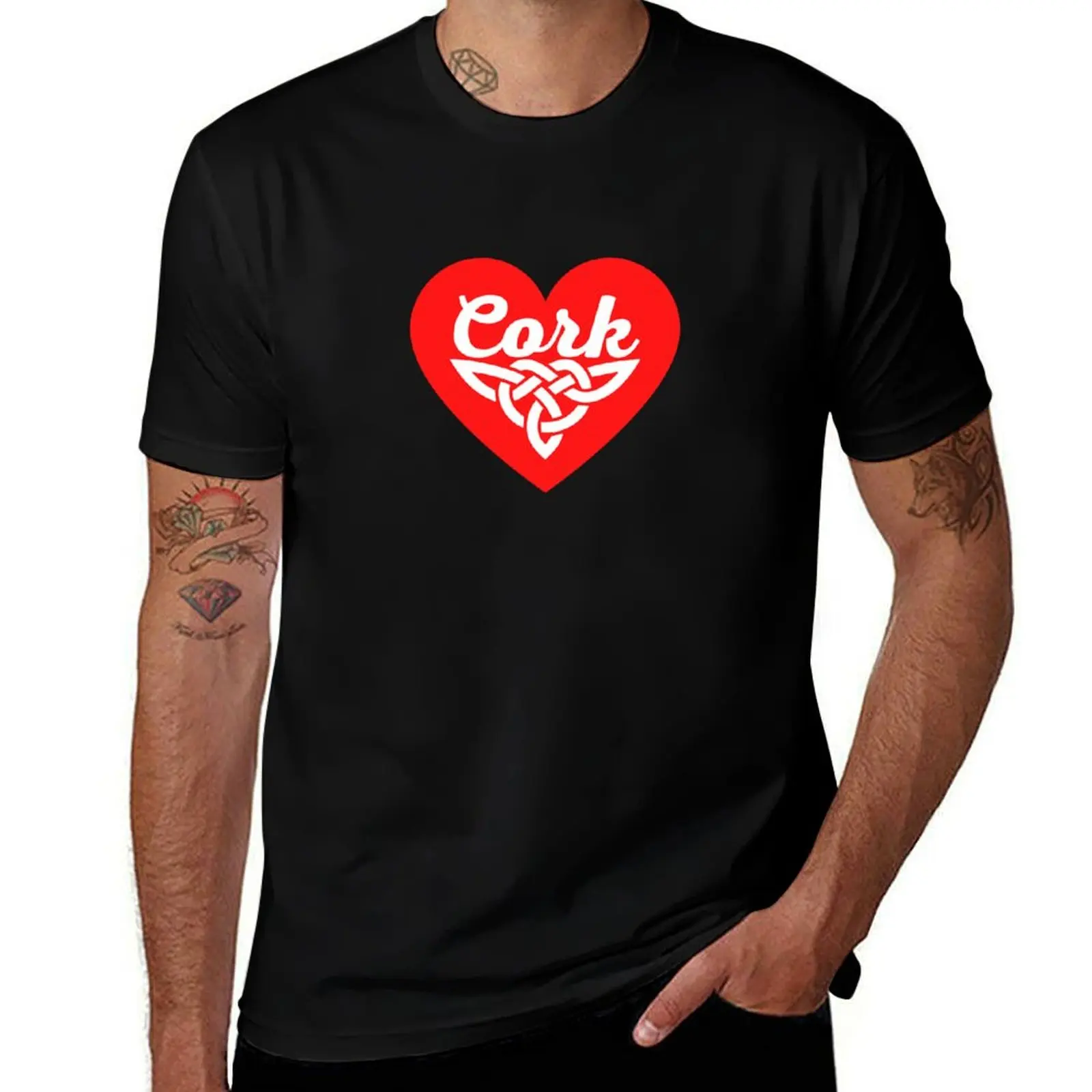 Cork, Celtic Irish T-Shirt Big and Tall Short Sleeve Tee T-Shirt