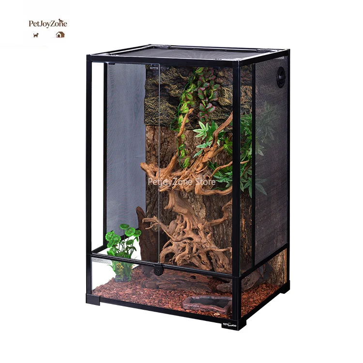 

PetJoyZoneFlagship RK Series Eco-Friendly Aluminium Alloy Reptile Habitat Knock-Down Terrarium Tank