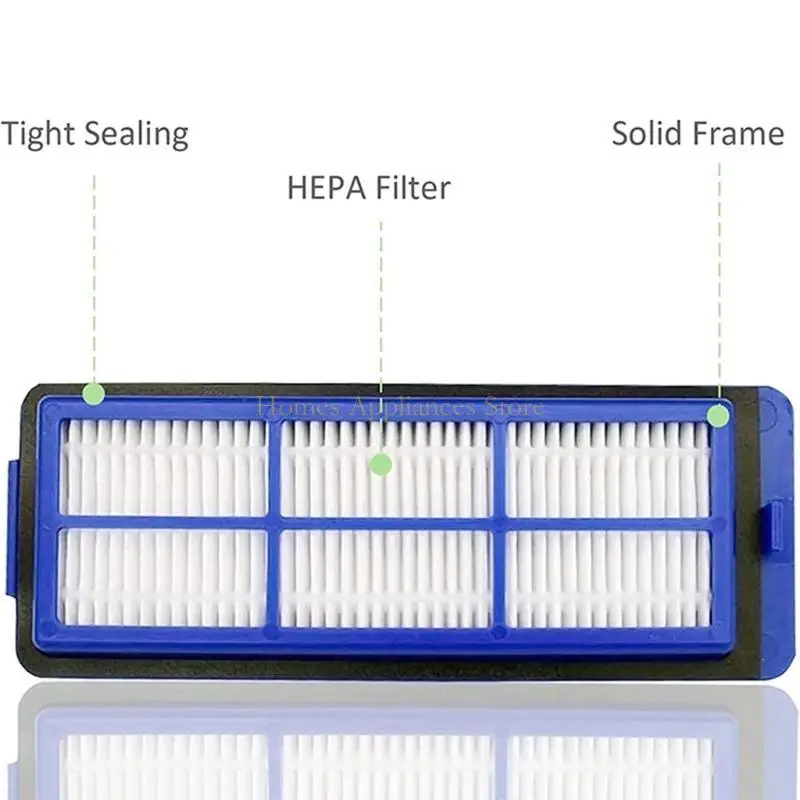 D0AB 10 Pack Robot Filtros plástico Filtros pó pó Filtros peça parte