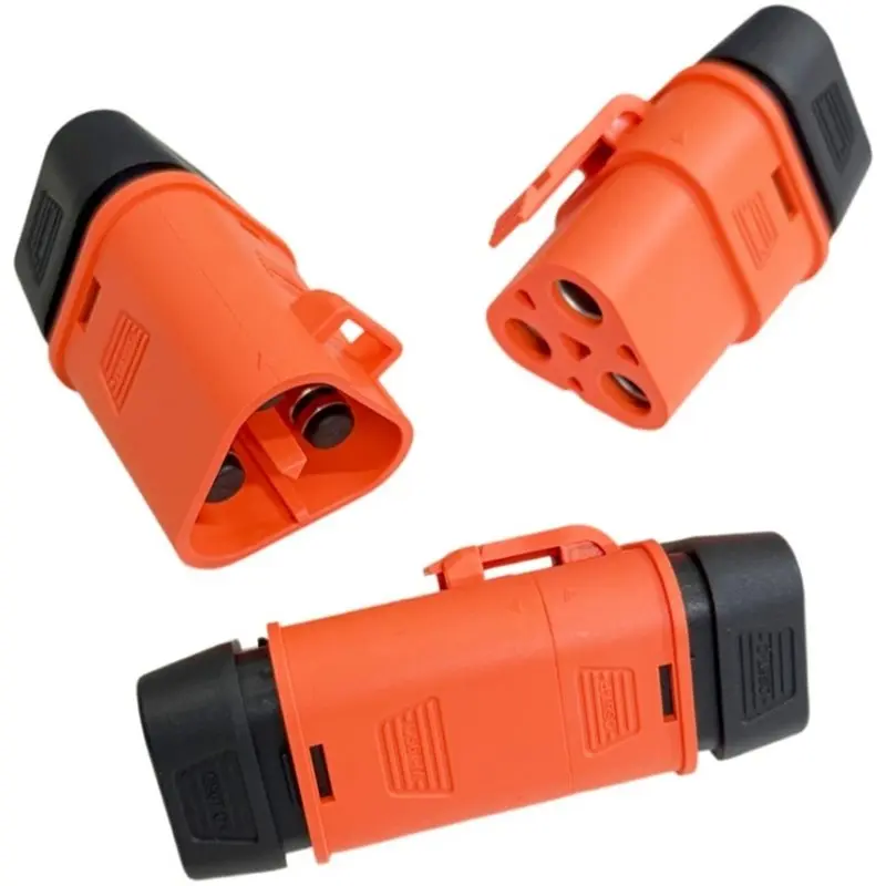 A97I-QS8T Connector With Locking Buckle For ESC Controller High Current Signal 3 Pin Three Wire Terminal Adapter Plug