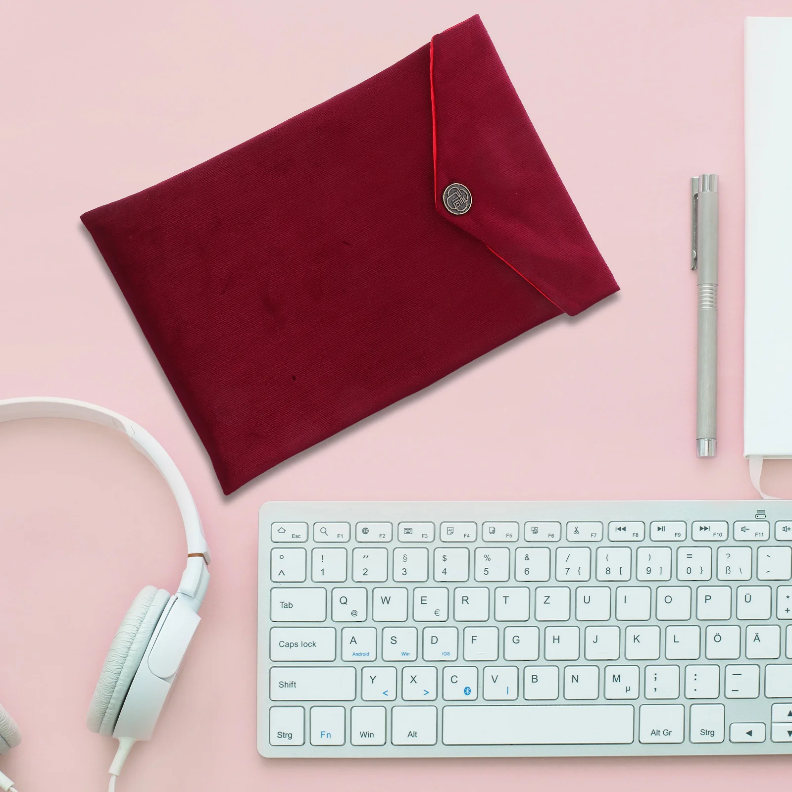 

Corduroy Bible Cover Bag Book Tote Spacious Interior Versatile Storage Fine Stitching Minimalist Design for Religious Books