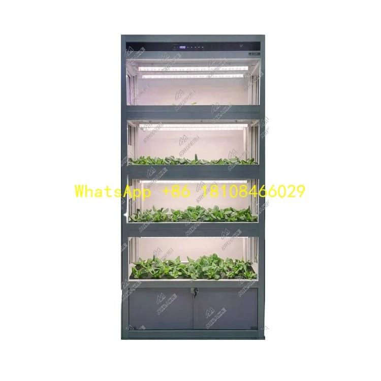 

Equipment Hydroponic System With Grow Light Vertical Hydroponic Soilless Cultivation