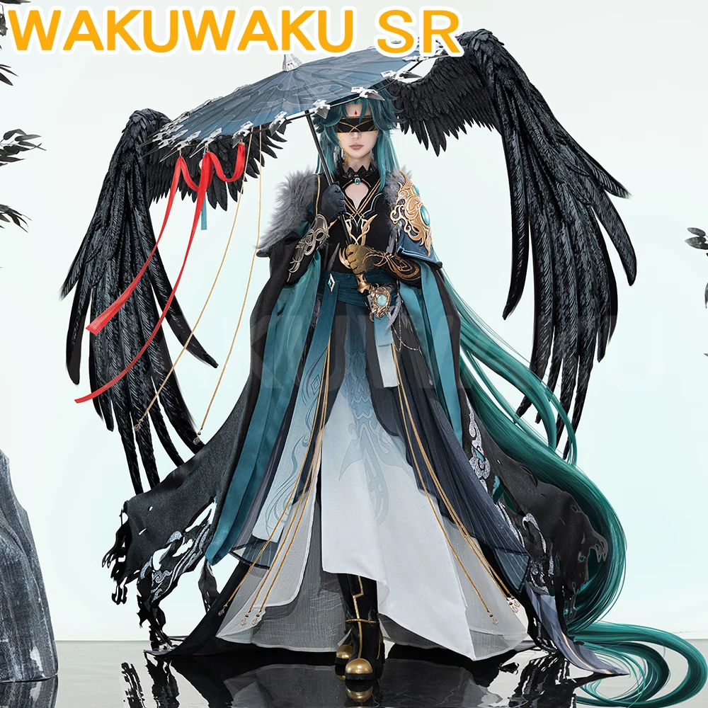 متوفر في المخزون أزياء شياو دوجين التأثيرية جينشين إمباكت واكوواكو-SR أزياء شياو التأثيرية جينشين إمباكت دي جيانغ مظلة كوسبلاي #2