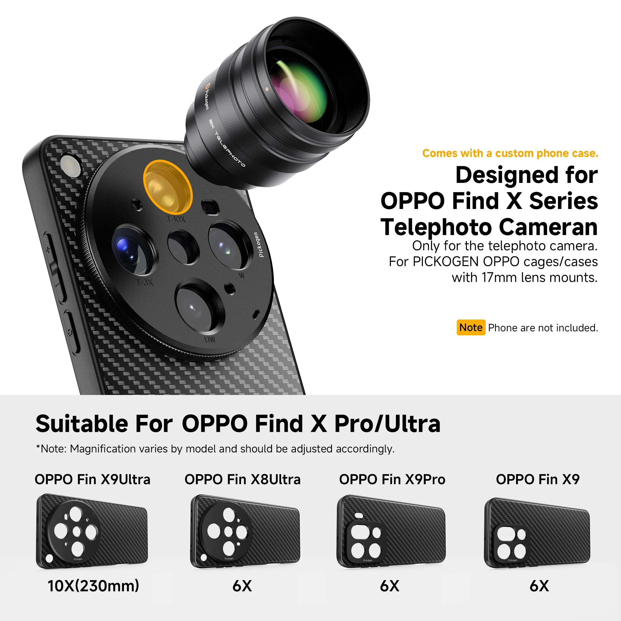 PICKOGEN 2X 휴대폰 카메라 망원 렌즈용 컨버터 - Photography Kit Vivo X200 Pro 리뷰 및 가격