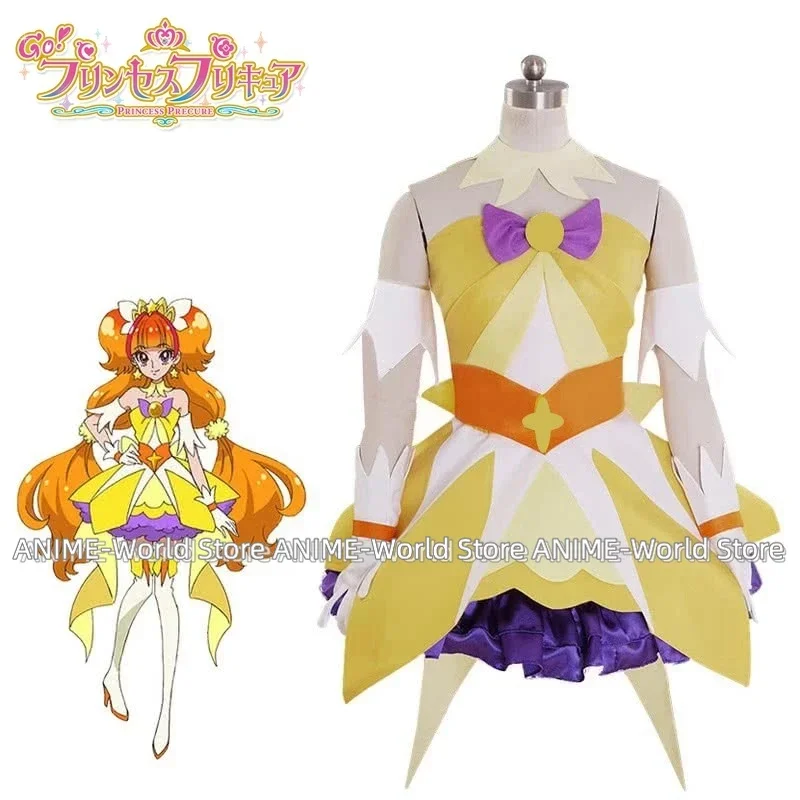 

Anime Go Princess PreCure Cure Twinkle Precure Dress Halloween Cosplay Costume Kirara Amanogawa Go Princess Pretty Cure Kids