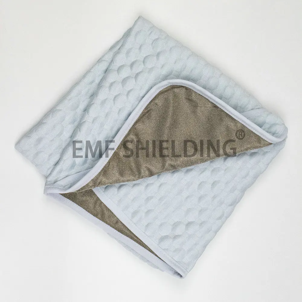 BLOCK EMF  5G Radiation Shielding Blanket Organic cotton Signal Protection Cover for Beds