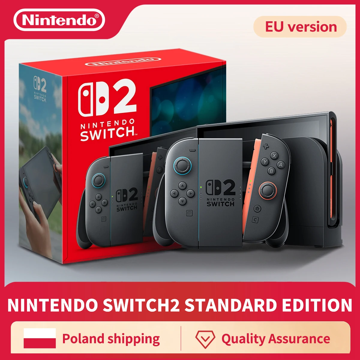 Nintendo Switch 2 Standard Edition z Polski za $522.88 / ~1988zł