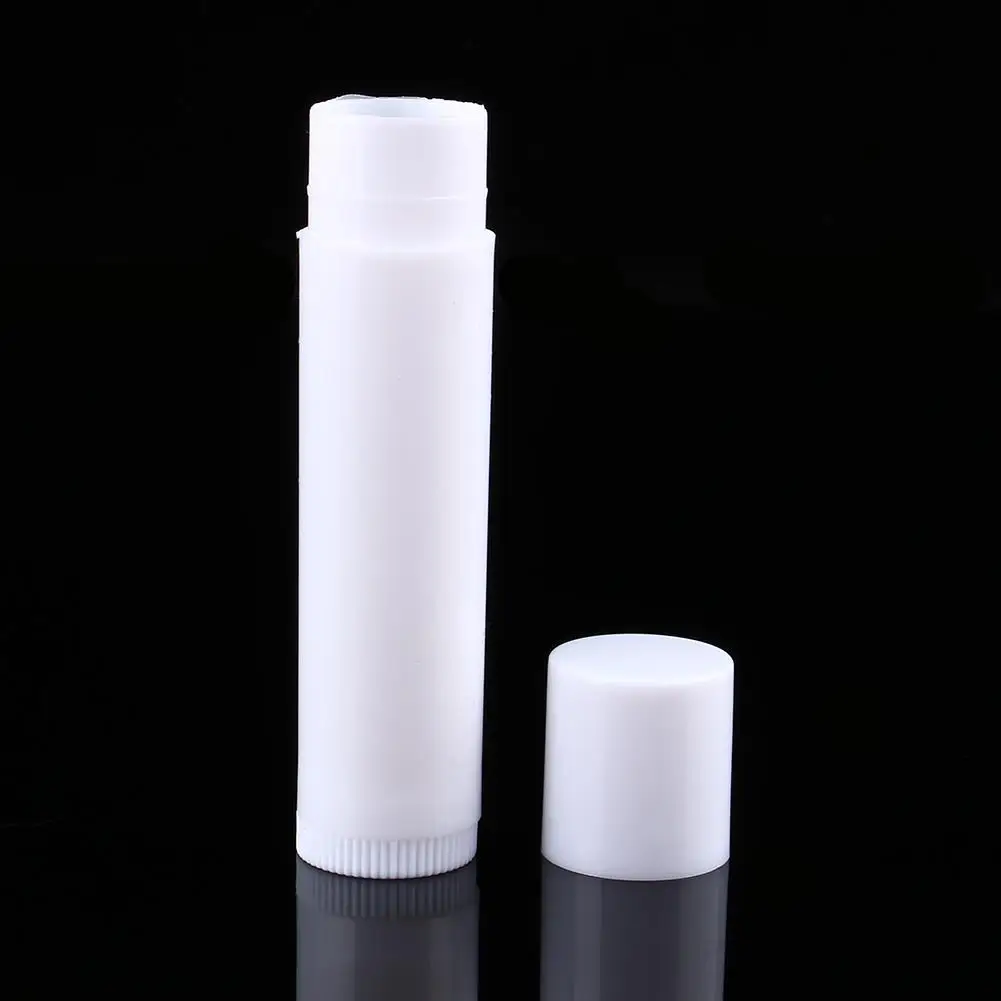 

100Pcs 5ml Empty Lipstick Lip Gloss Balm Tube Container With Cap - Clear/Black/White Cosmetic Sample