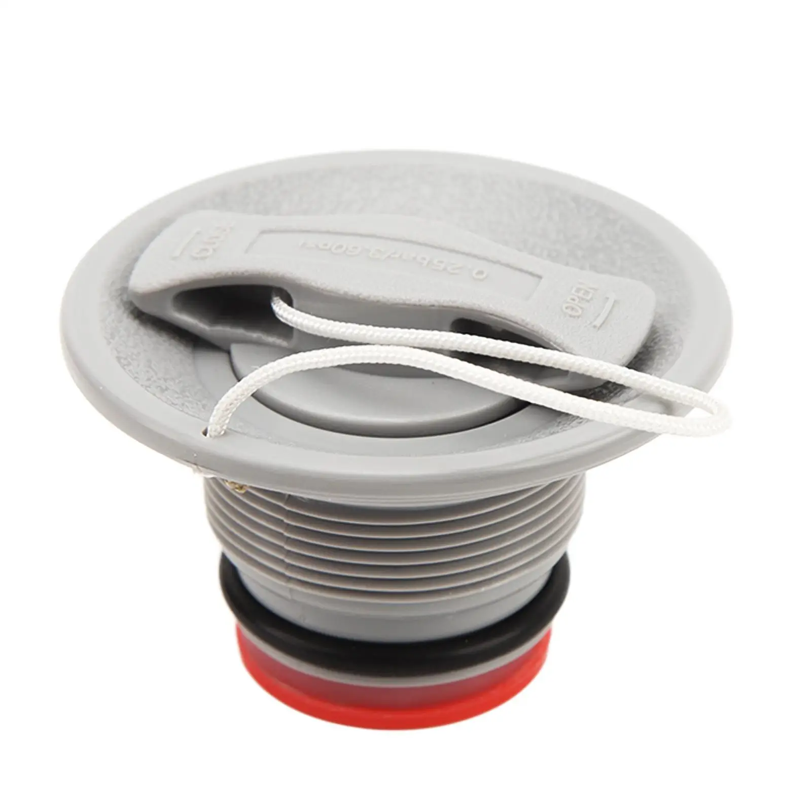 Non-Leak PVC Gas Valve Replacement for Boats - 8 Teeth Air Valve with Rope for Kayaks & for rubber Dinghies