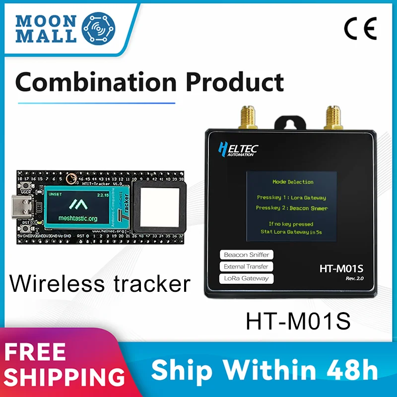 Heltec LoRaWAN Wi-Fi Ethernet supported ESP32 MCU Network Asset Tracker Bluetooth GPS HT-M01S Indoor LoRa Gateway (Rev.2.0)