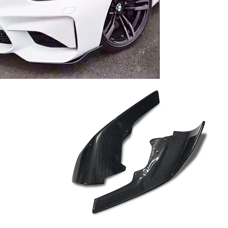 F87 Carbon Fiber Front Splitters For BMW F87 M2 2014-2018 M2C 2019 M Performance Style Front Bumper Splitter