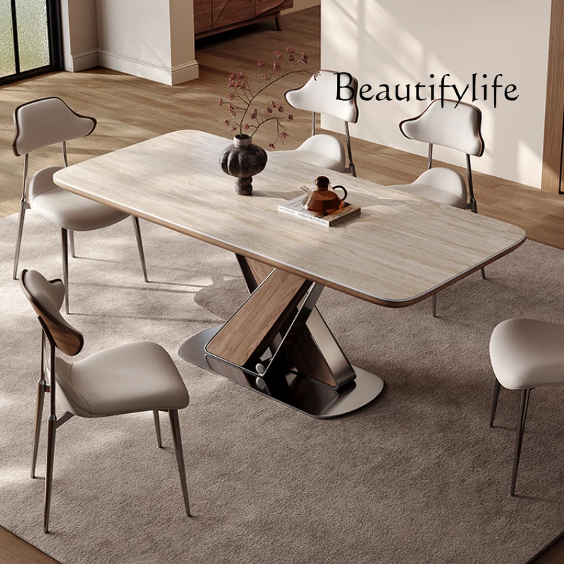 

Simple Aesthetics Restaurant Table Modern Lounge European Adult Dining Table Aesthetics High Quality Juegos De Comedor Furnitu