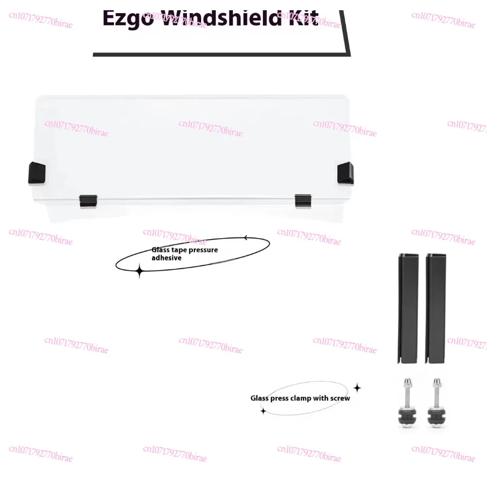 1994 2014 يتضمن الزجاج الأمامي لعربة الجولف توقفًا من البراغي وأجزاء عربة الجولف المصفحة #4