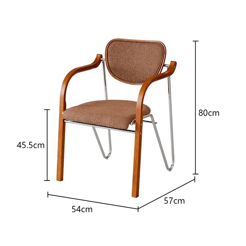 Nordic Luxury Dining Chair Modern Originality Coffee Shop Living Room Dining Chair Balcony Salon Home Furniture Sandalye FYDC image 6