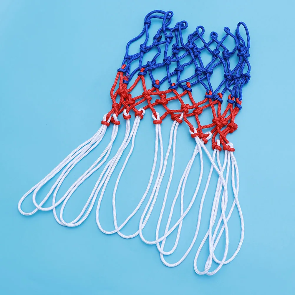 Materiale in nylon con rete tricolore durevole da 4 pezzi, resistente all'usura, portatile per competizioni scolastiche