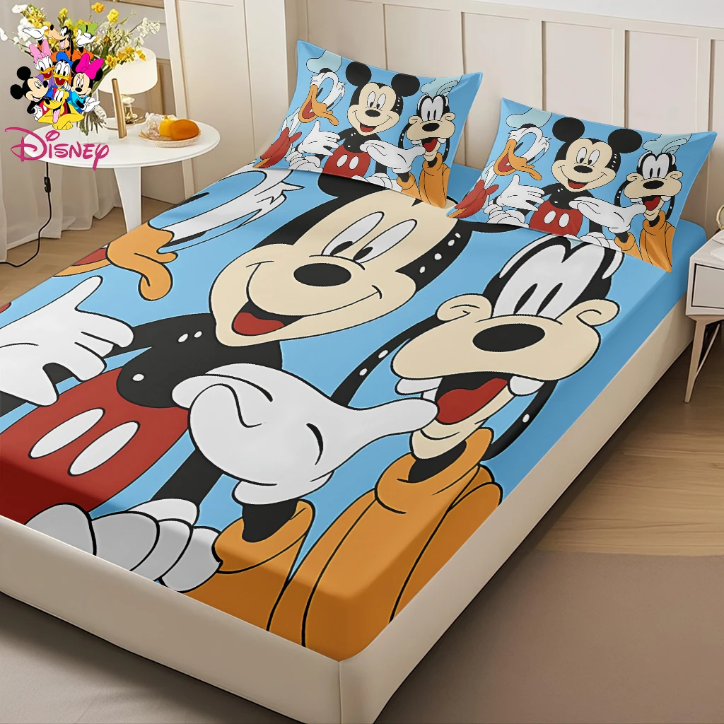 2/3 قطعة ديزني ميكي ودونالد داك آند جوفي الثلاثي المجهزة ورقة مجموعة الطباعة الرقمية هدية عيد للعائلة والأصدقاء