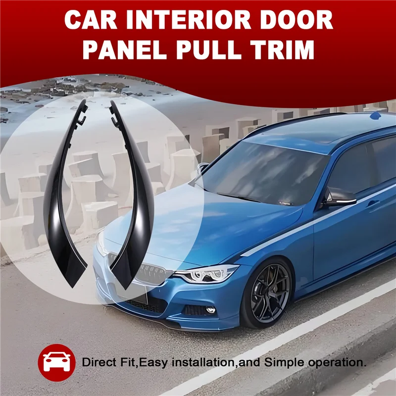 

Car Interior Door Panel Pull Trim Car Inner Handle Cover For BMW 3 4 Series F30 F80 F31 F32 F33 F34