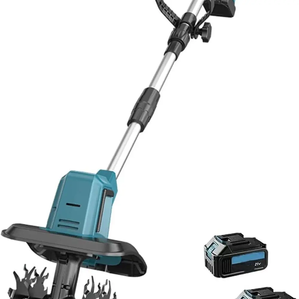 

Electric Garden Tiller with Noise Reduction, 270 RPM for Lawn, Orchard, and Veggie Patch Cultivation