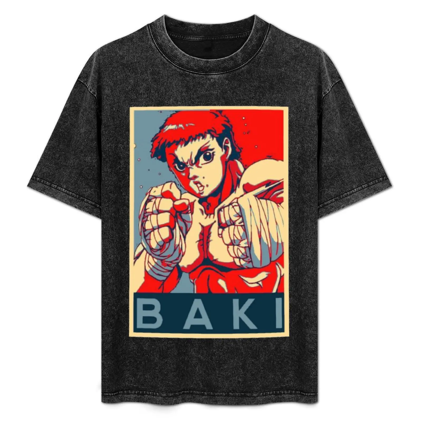 

Old Baki Hanma fanart T-Shirt Regular Fit Plain Tee Shirt