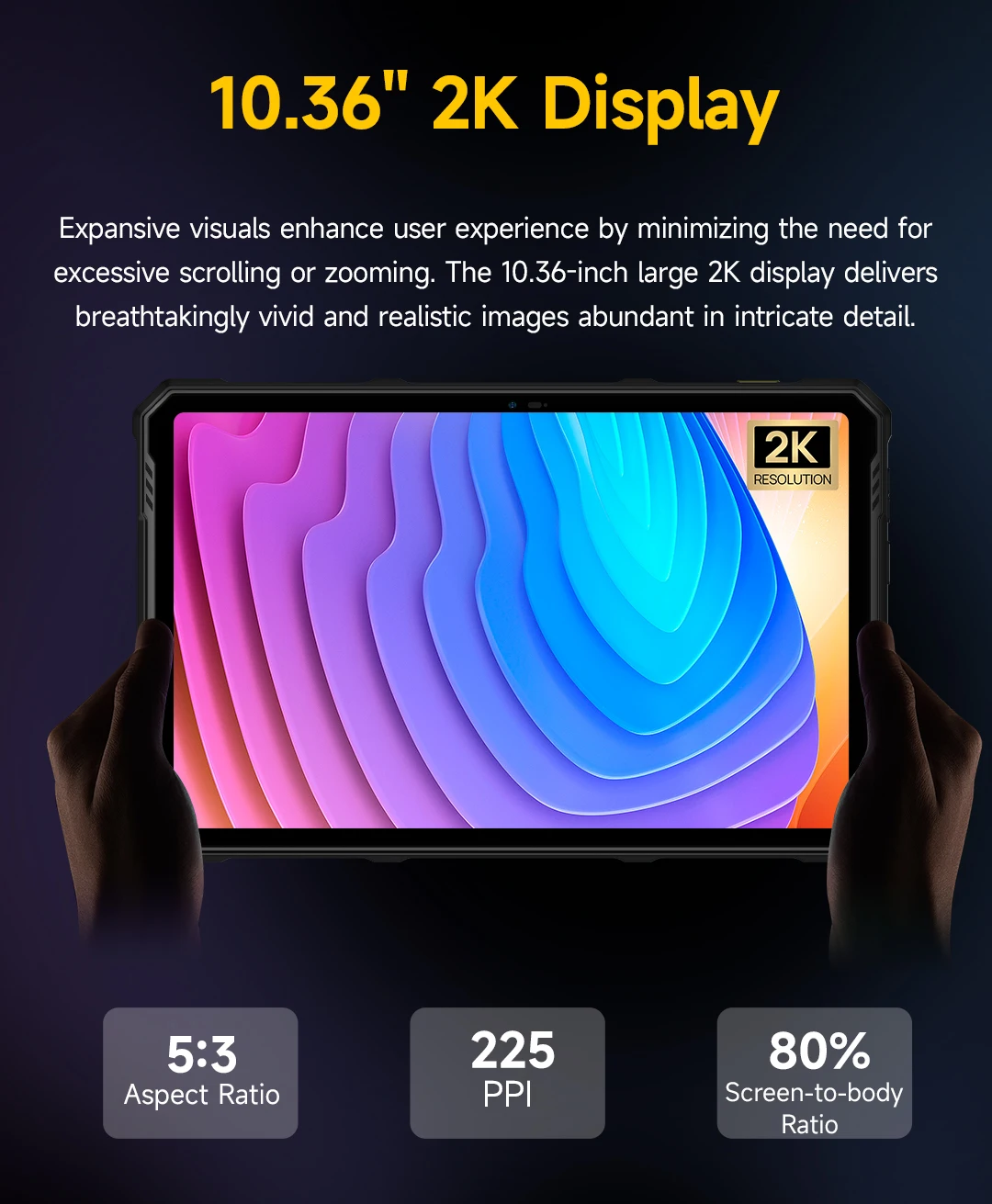 Ulefone Armor Pad 3 Pro Rugged Tablet 33280 mAh MediaTek MT8788 16GB RAM(8+8) 256GB ROM 50MP 10.36"2K Android